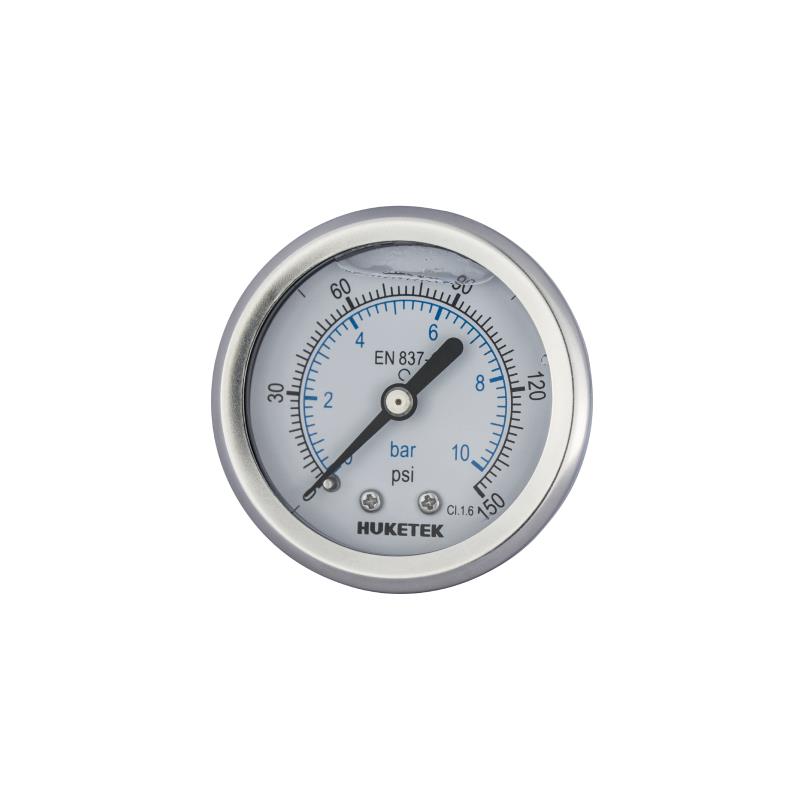 107B Crimped SS Case Liquid Filled Pressure Gauge