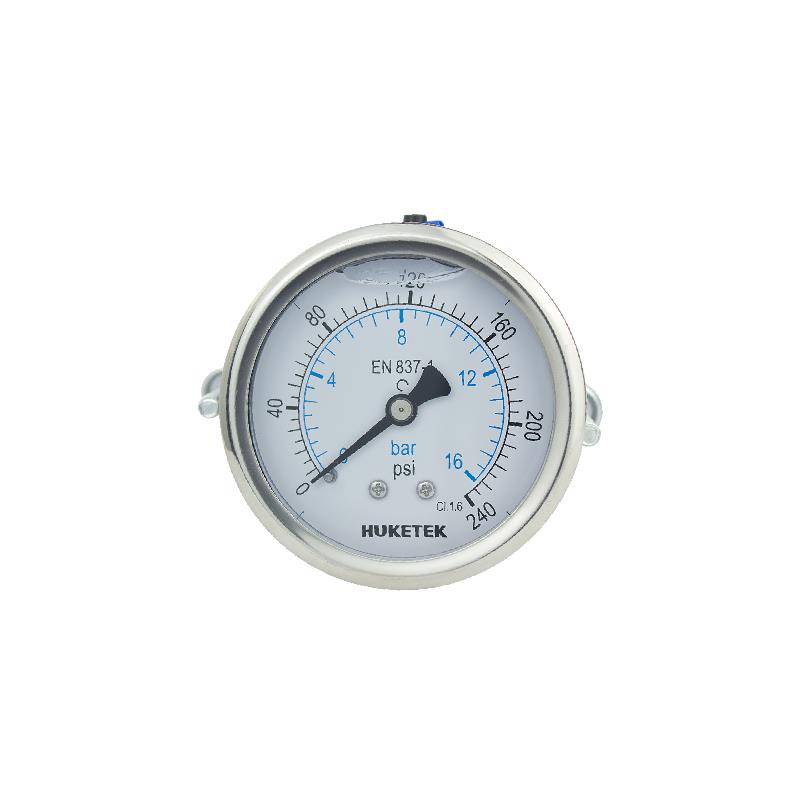 107D Crimped SS Case Liquid Filled Pressure Gauge