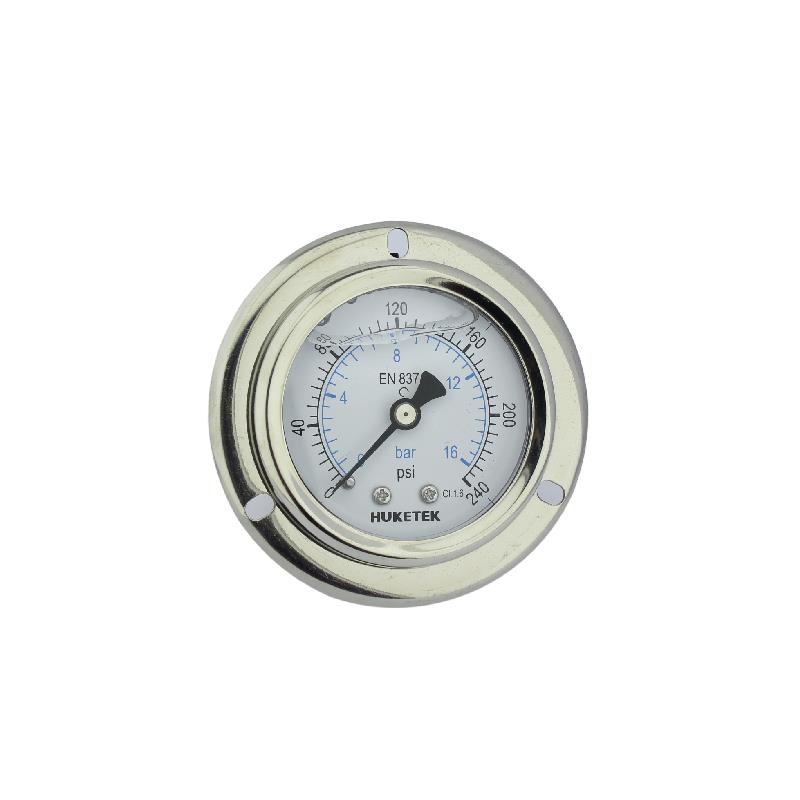 107F Crimped SS Case Liquid Filled Pressure Gauge