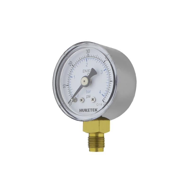 223A Snap-in Chromed Steel Case Standard Pressure Gauge