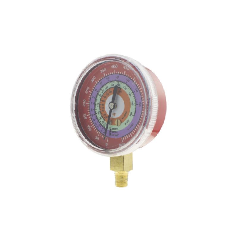 406A Red Steel Case Oxygen Pressure Gauge